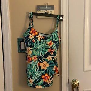 Tankini top bathing suit
